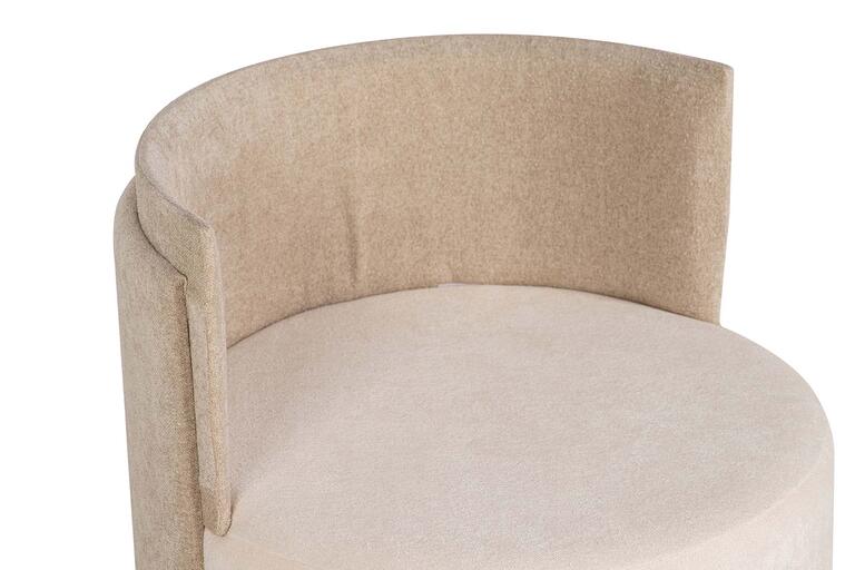 SET BUTACA Y PUFF LINO 61x61x70 40x40x40 CM