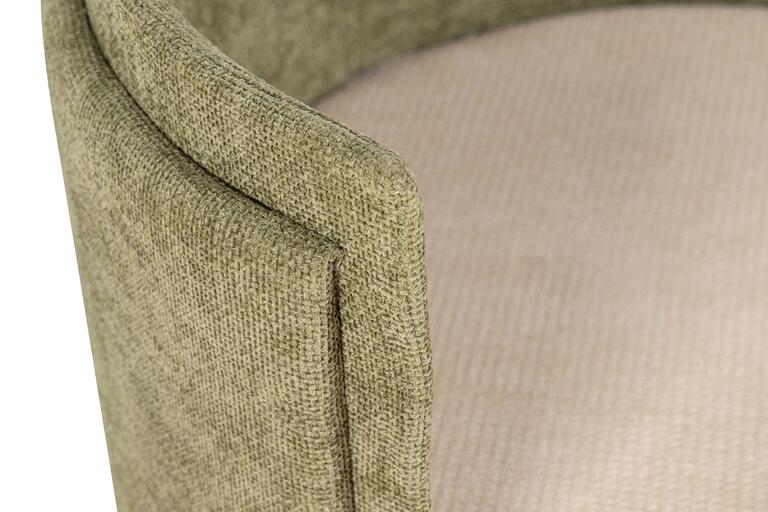 SET BUTACA Y PUFF CHENILLA 61x61x70 40x40x40 CM