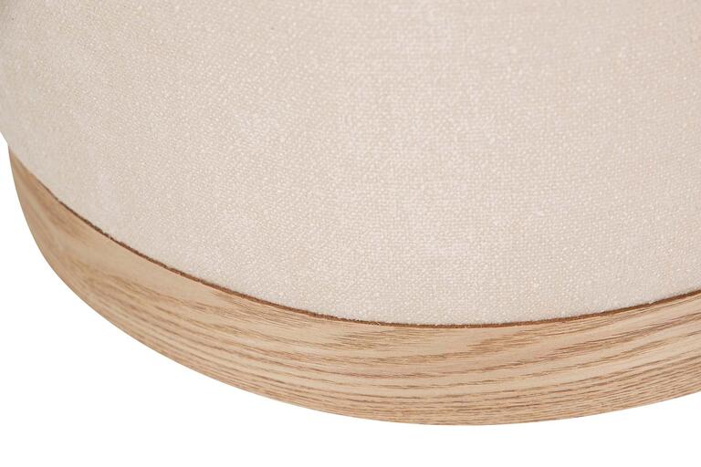 SET BUTACA Y PUFF LINO 61x61x70 40x40x40 CM