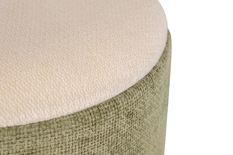 SET 2 PUFFS CHENILLA 36x36x44 31x31x38 CM