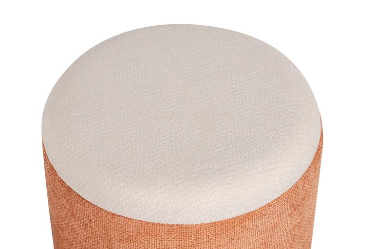 SET 2 PUFFS CHENILLA 36x36x44 31x31x38 CM