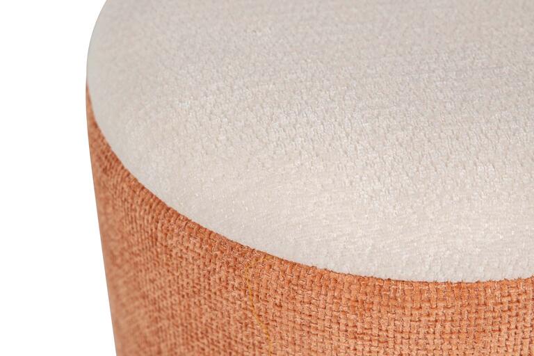 SET 2 PUFFS CHENILLA 36x36x44 31x31x38 CM