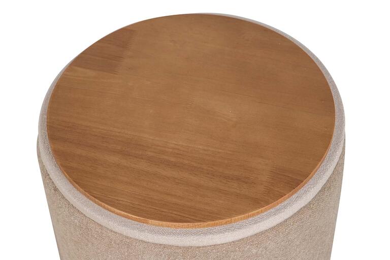 SET 2 PUFFS CHENILLA 36x36x44 31x31x38 CM