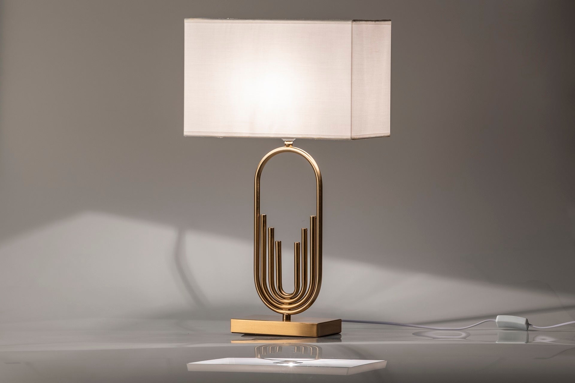 LAMPARA SOBREMESA METAL 20x42x60 CM