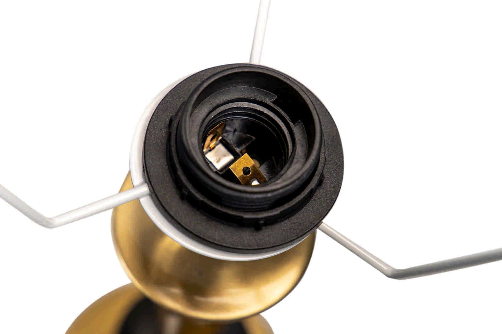 CANDEEIRO DE MESA DE METAL 25x25x45 CM