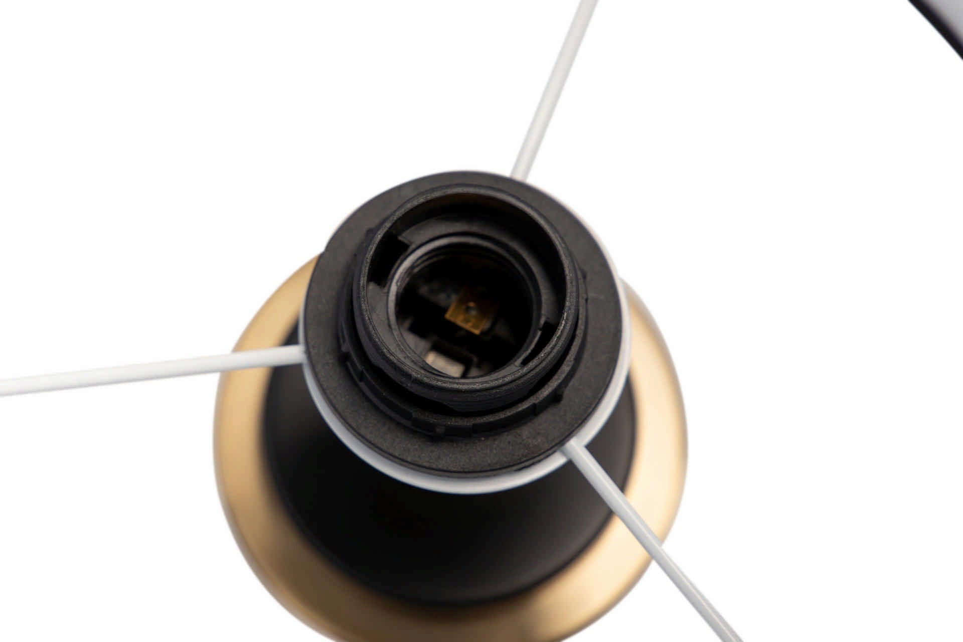 CANDEEIRO DE MESA DE METAL 25x25x42 CM