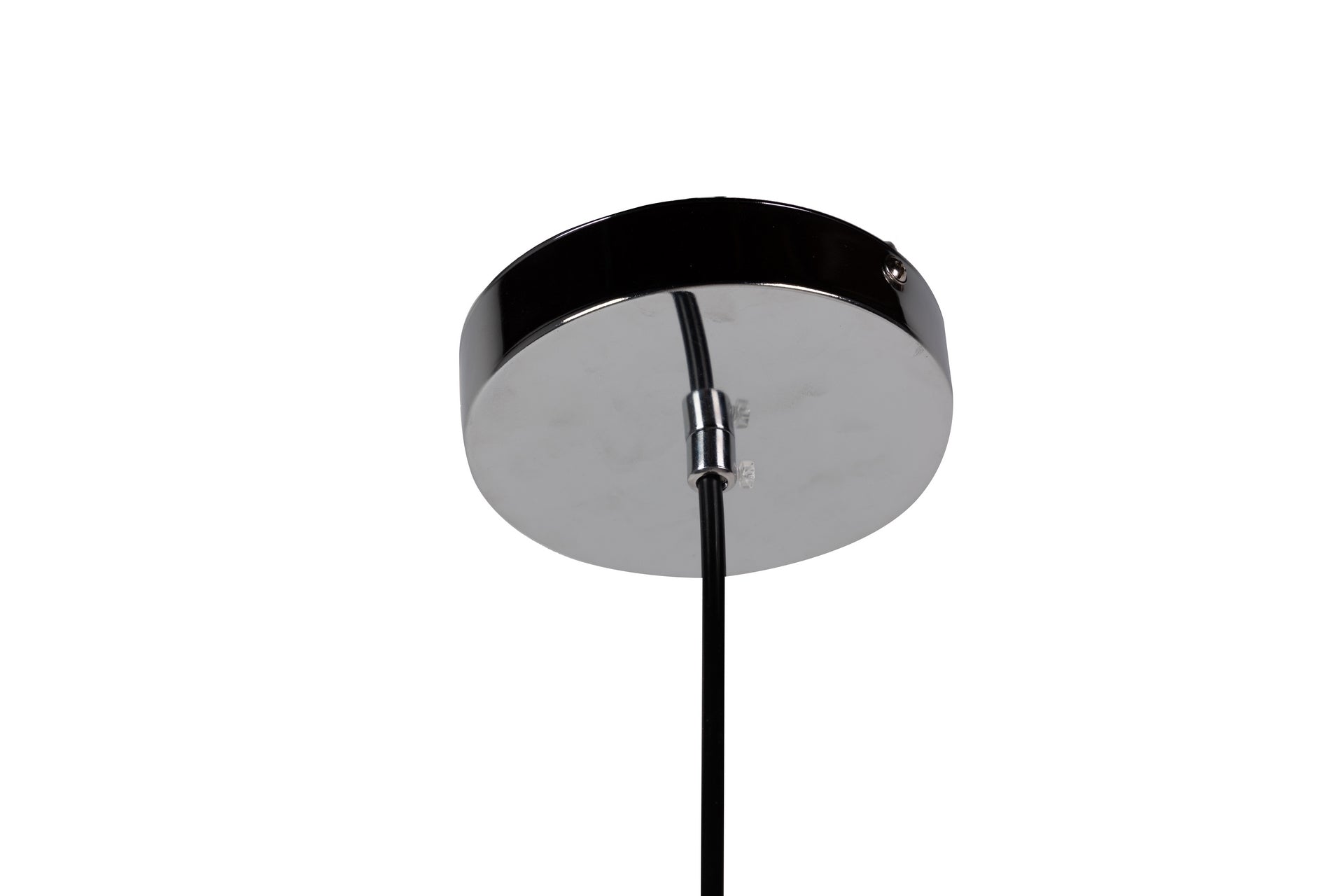 LAMPARA TECHO METAL PLATEADO BLANCO 38x38x23 CM