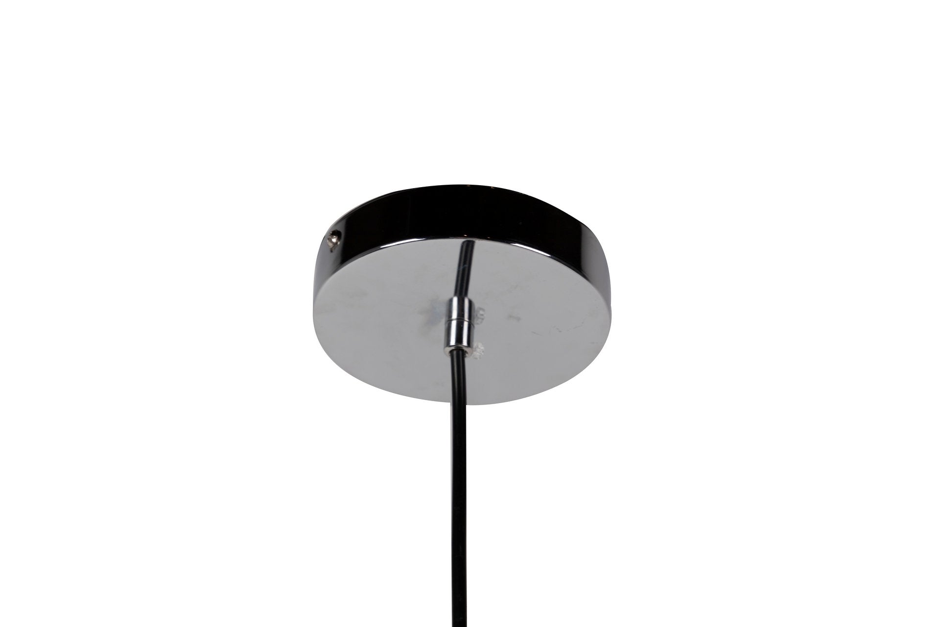 LAMPARA TECHO METAL PLATEADO BLANCO 38x38x23 CM