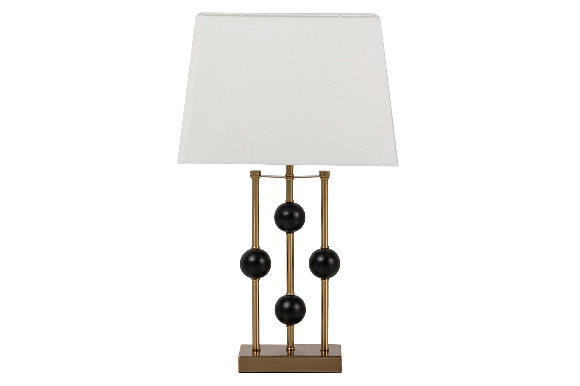 CANDEEIRO DE MESA DE METAL 28x22x55 CM