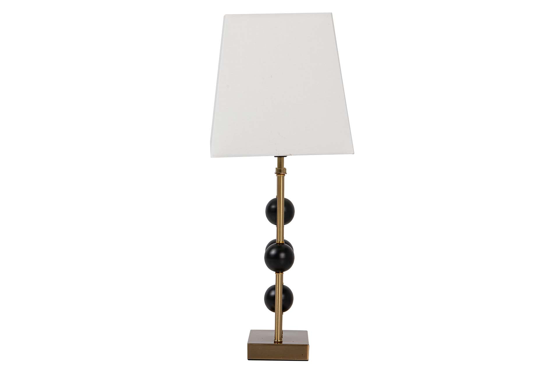 CANDEEIRO DE MESA DE METAL 28x22x55 CM