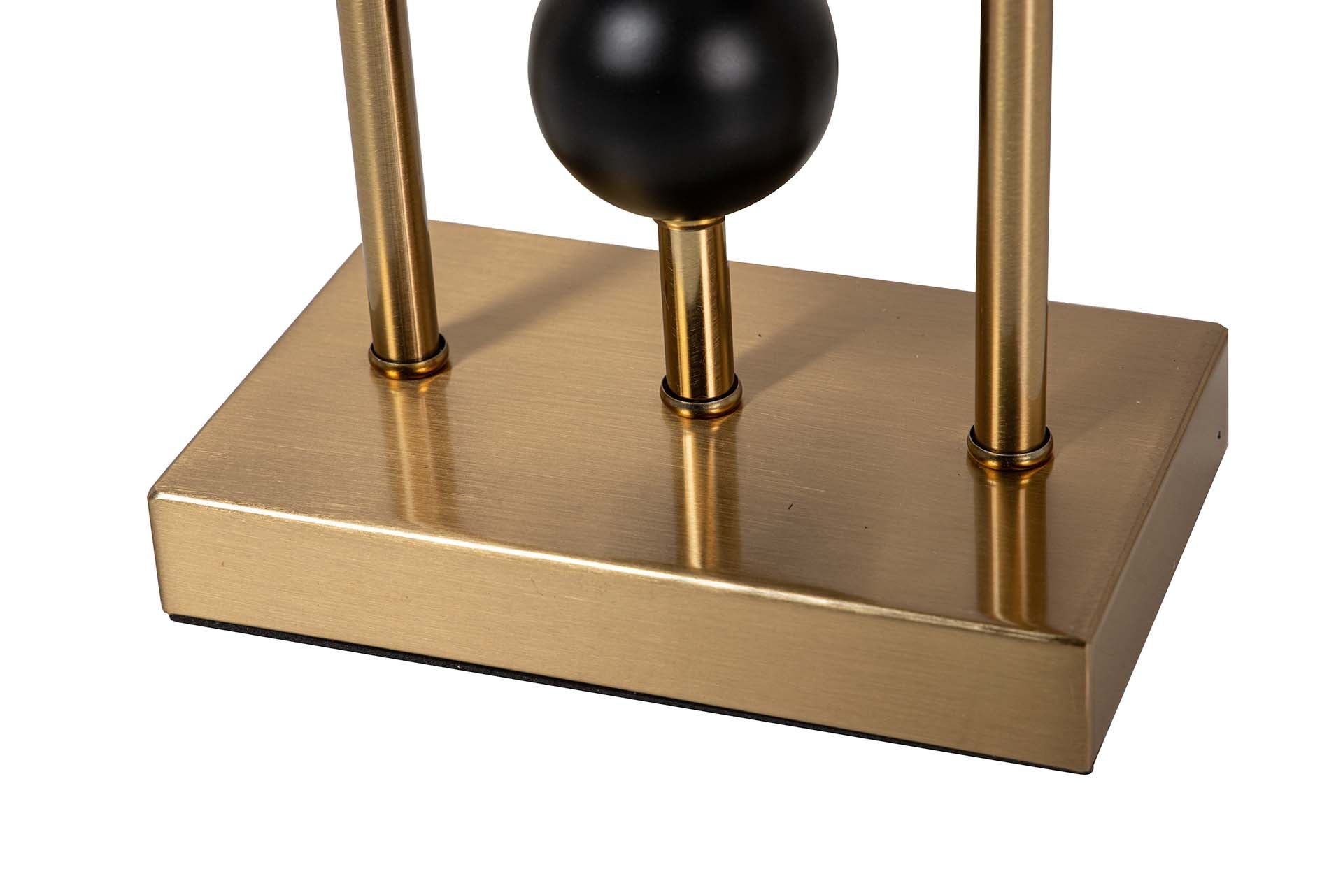 CANDEEIRO DE MESA DE METAL 28x22x55 CM