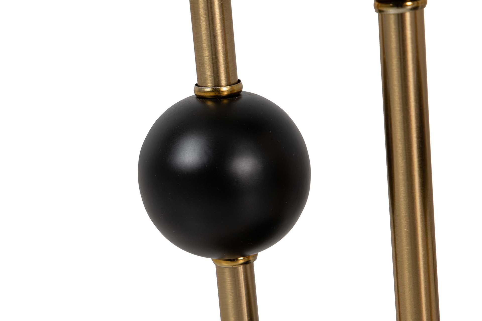 CANDEEIRO DE MESA DE METAL 28x22x55 CM