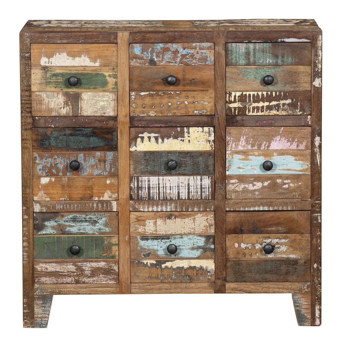Mueble Auxiliar 9 Cajones 80X80Cm