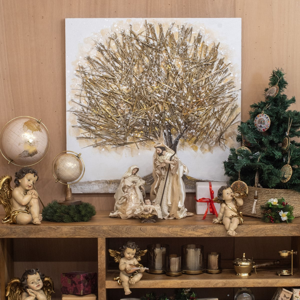 Cuadro Arbol 80X80Cm