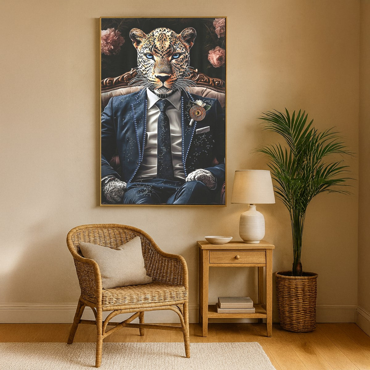 Cuadro Tigre 62X92Cm