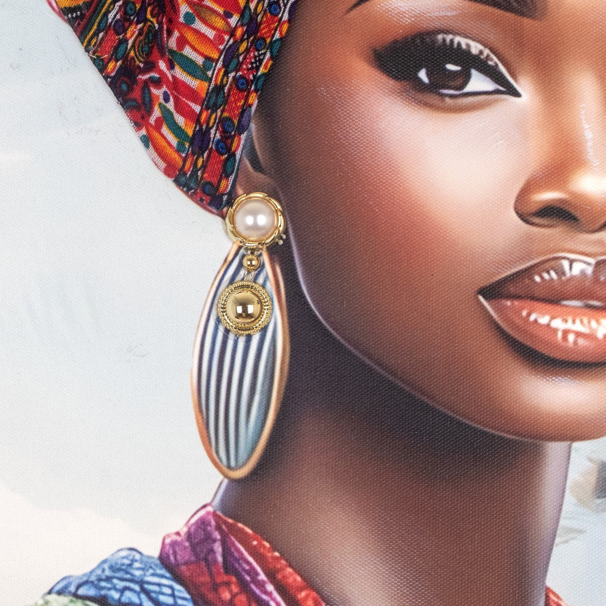 Cuadro Mujer Africana 80X120Cm