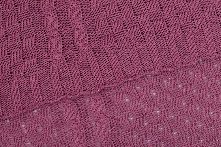 EGGPLANT TASSELS THREAD CUSHION 60x15x40 CM - Min.2 units