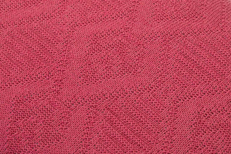 COJIN HILO BORLONES VINO 60x15x40 CM - Min.2 uds