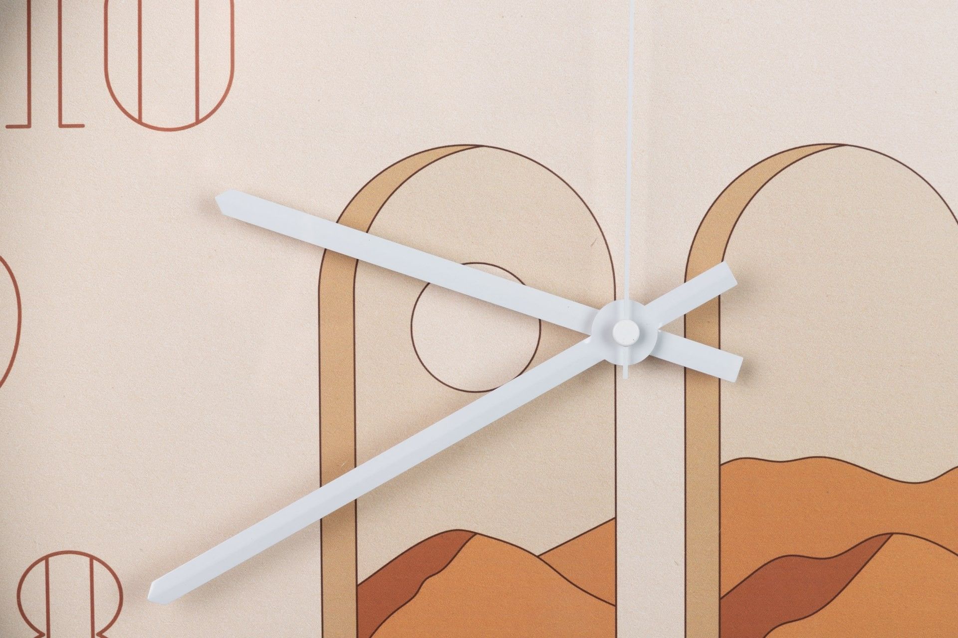 RELOJ PARED METAL BLANCO 40x4,5X40 CM