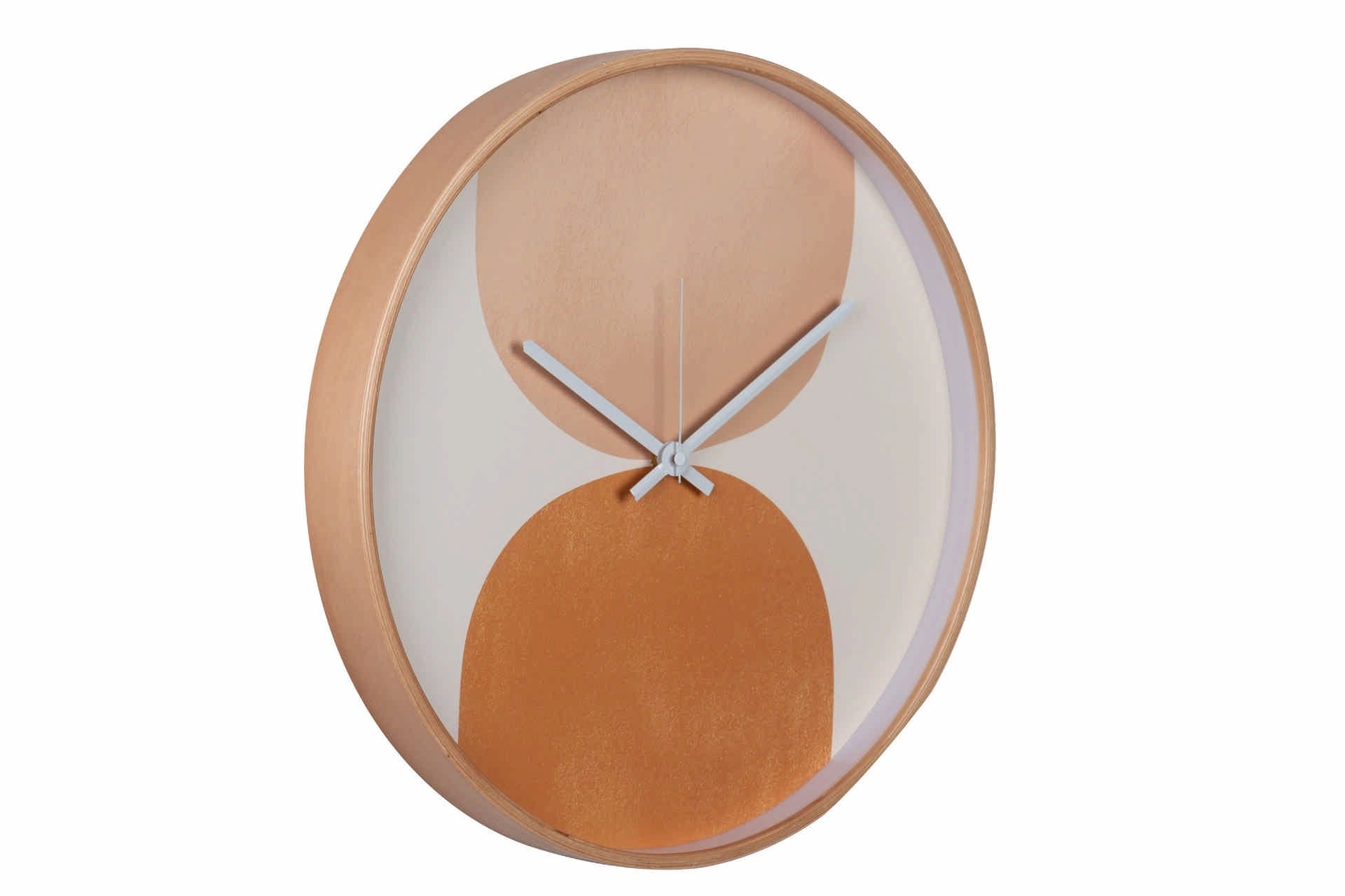 RELOJ PARED METAL BLANCO 40x4,5X40 CM