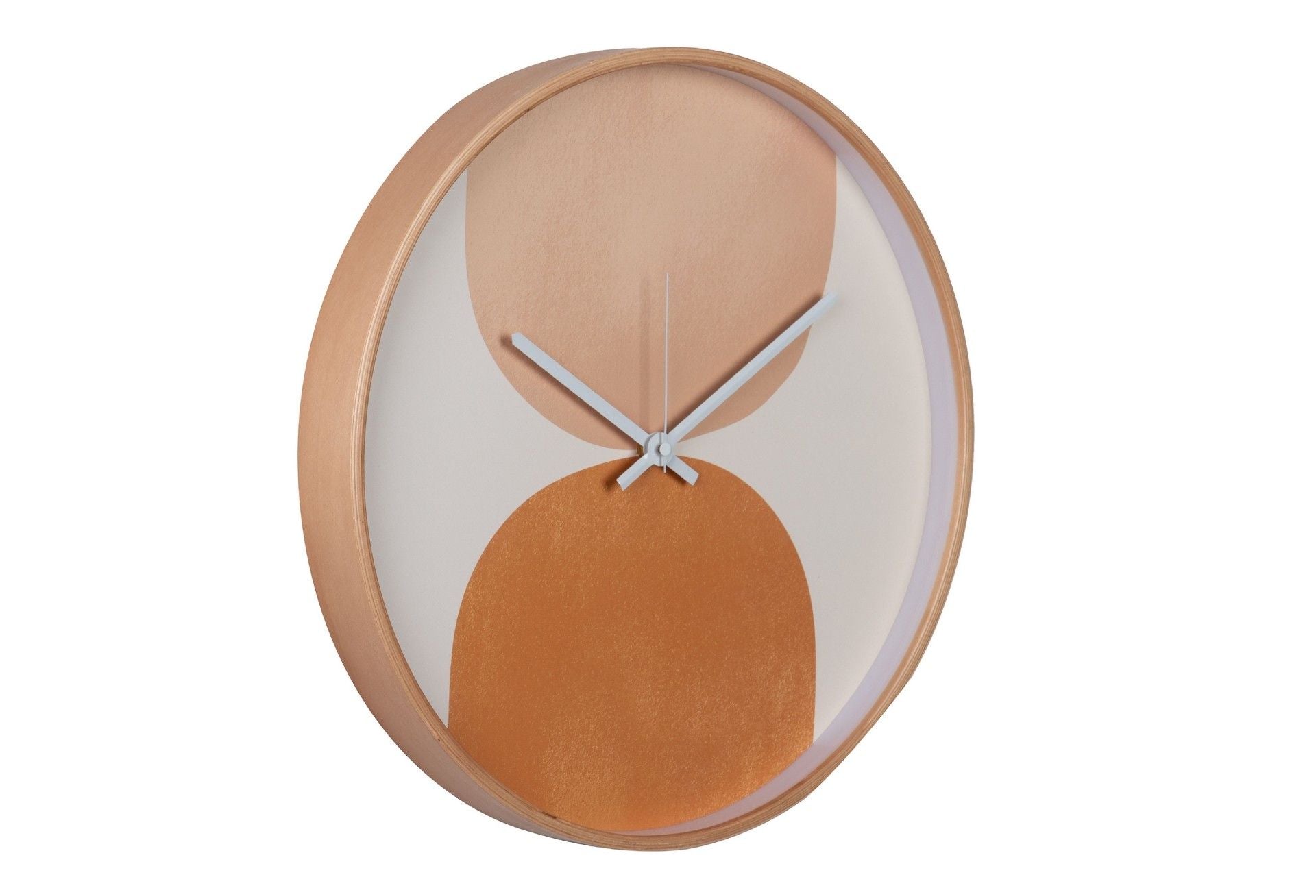 RELOJ PARED METAL BLANCO 40x4,5X40 CM