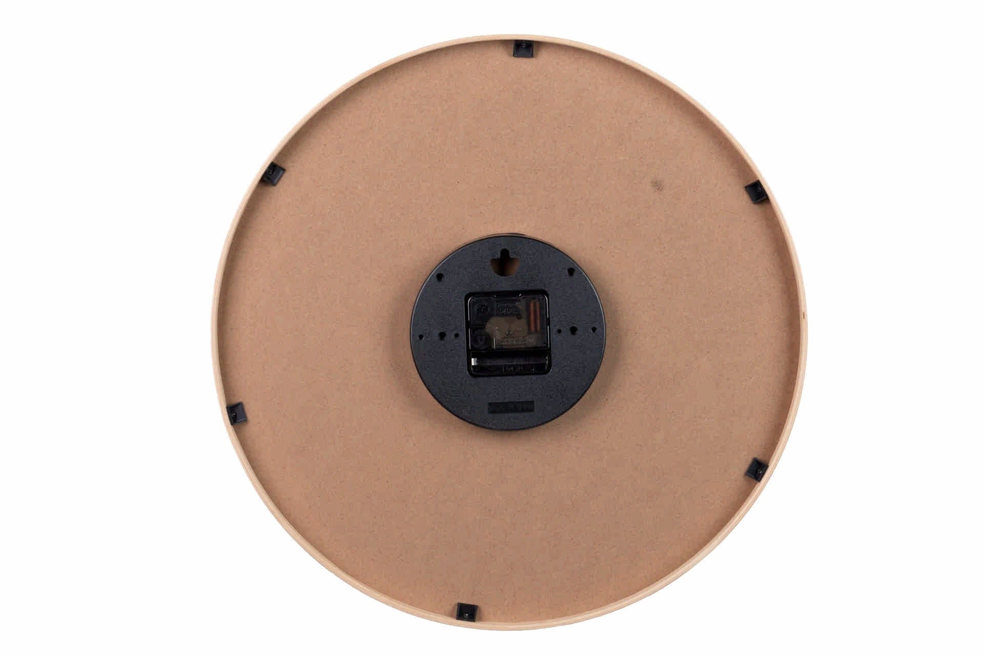 RELOJ PARED METAL BLANCO 40x4,5X40 CM