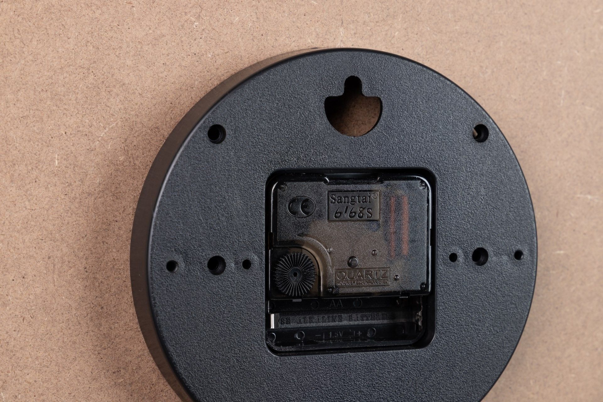 RELOJ PARED METAL NEGRO 40x4,5X40 CM