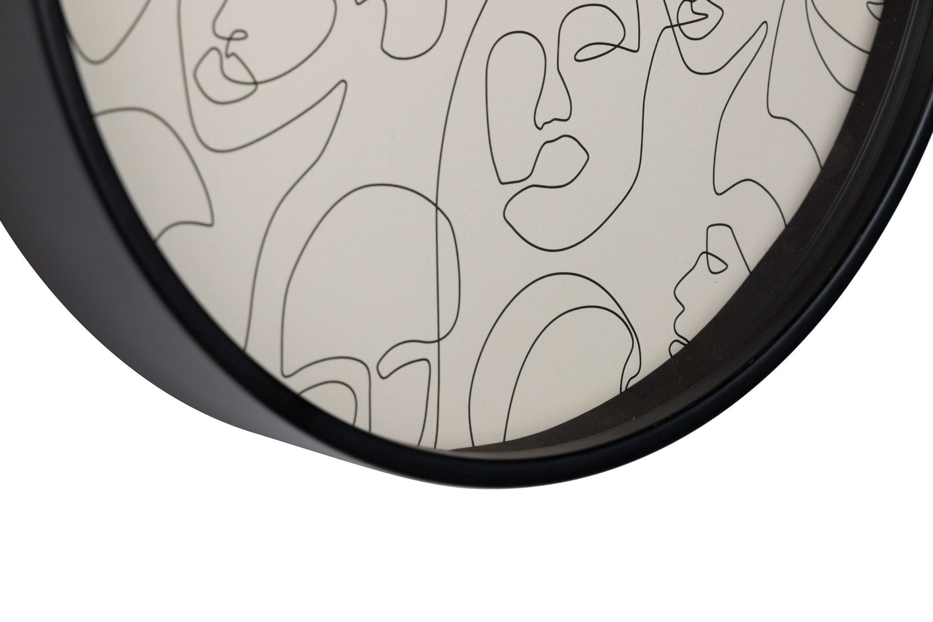 RELOJ PARED METAL NEGRO 40x4,5X40 CM