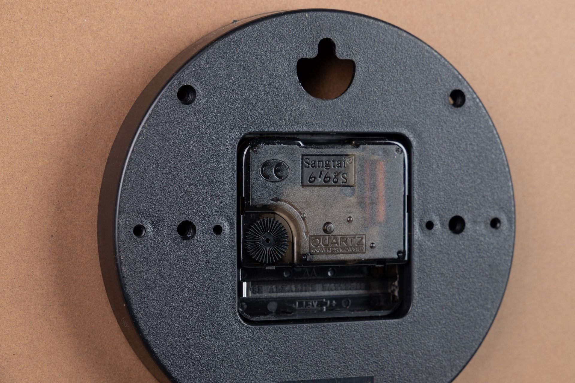 RELOJ PARED METAL NEGRO 40x4,5X40 CM