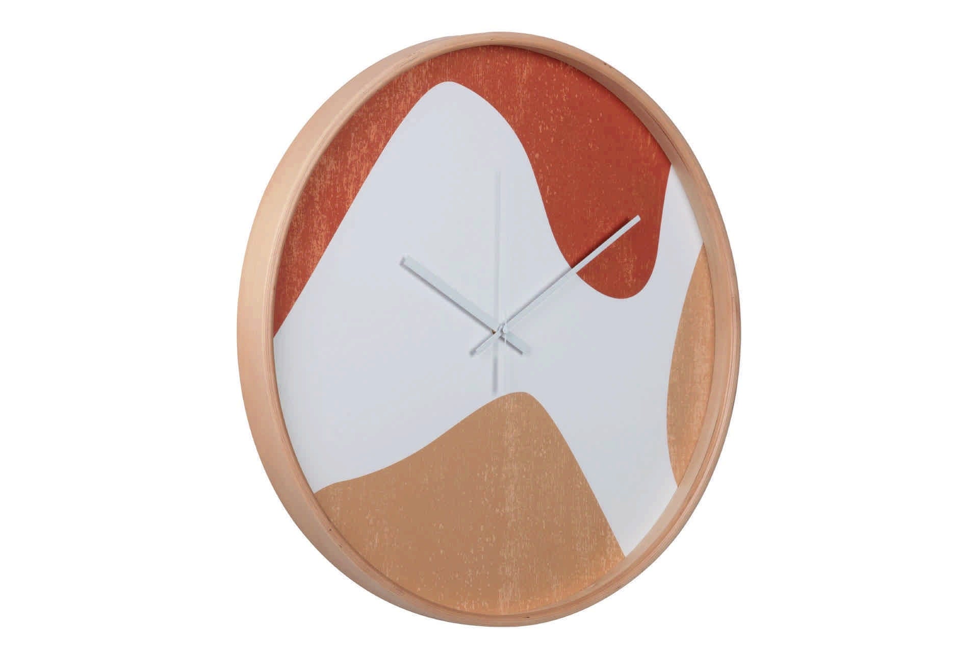 RELOJ PARED METAL NATURAL 60x4,5x60 CM