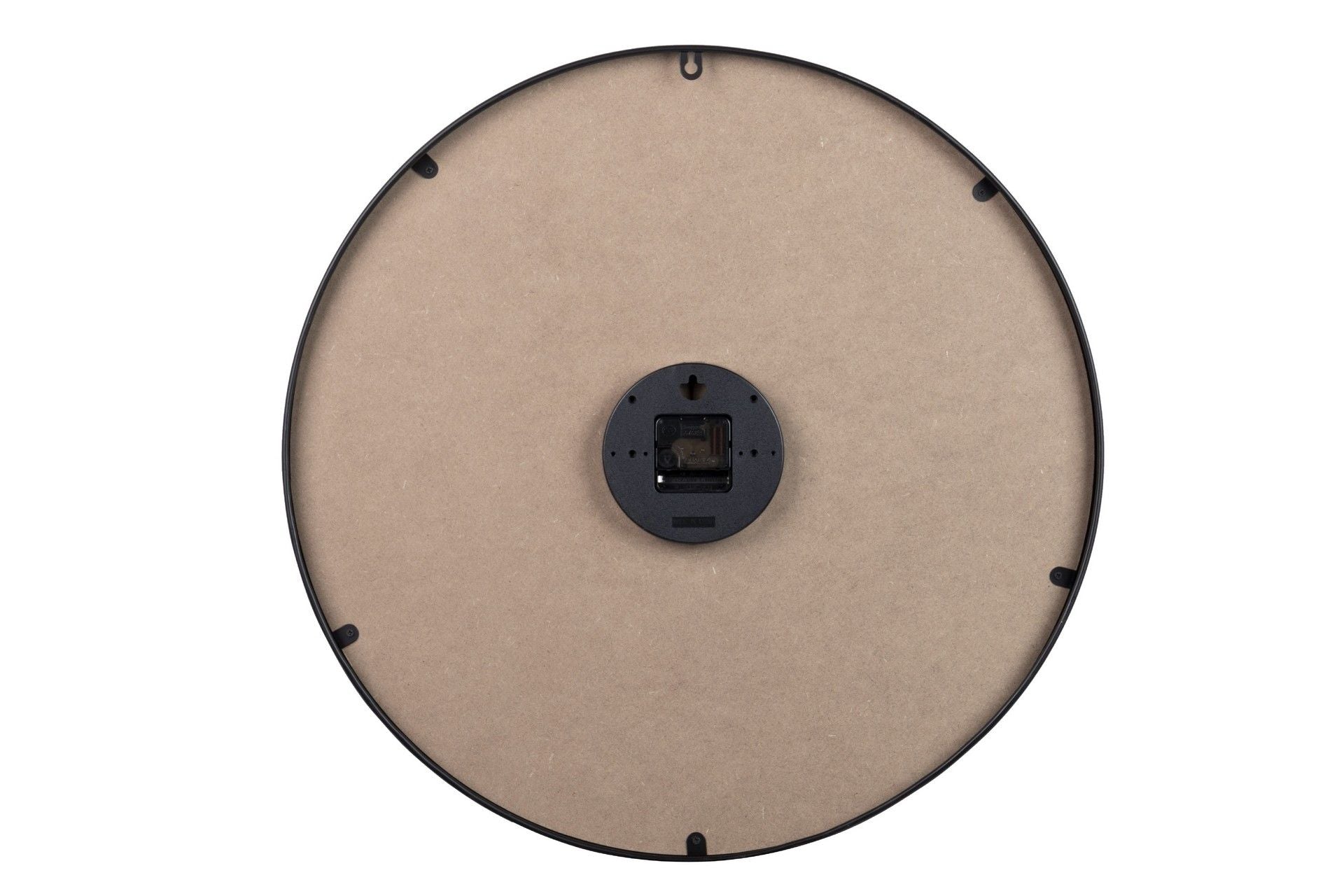 RELOJ PARED METAL NEGRO 60x4,5x60 CM