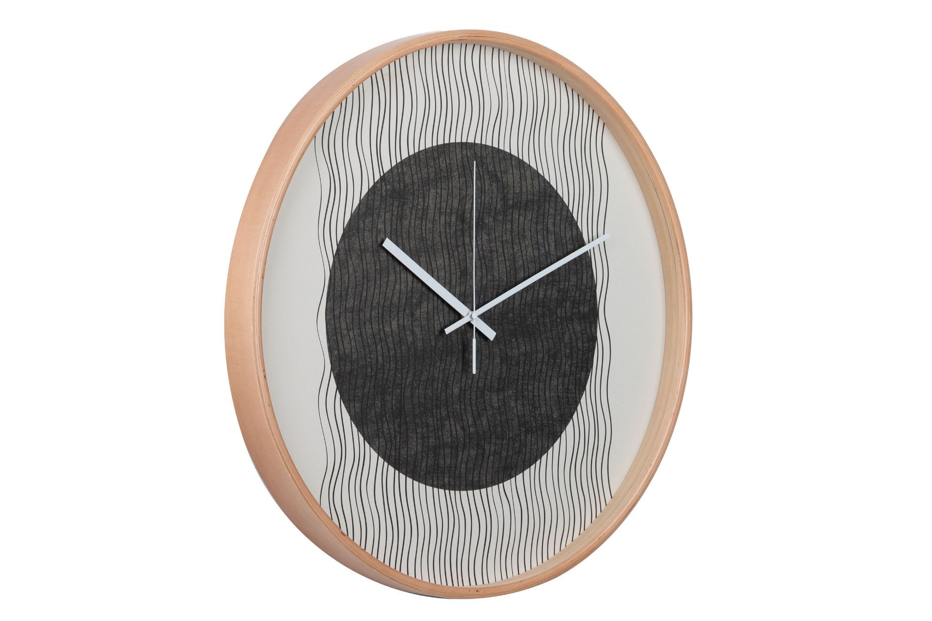 NATURAL METAL WALL CLOCK 60x4.5x60 CM