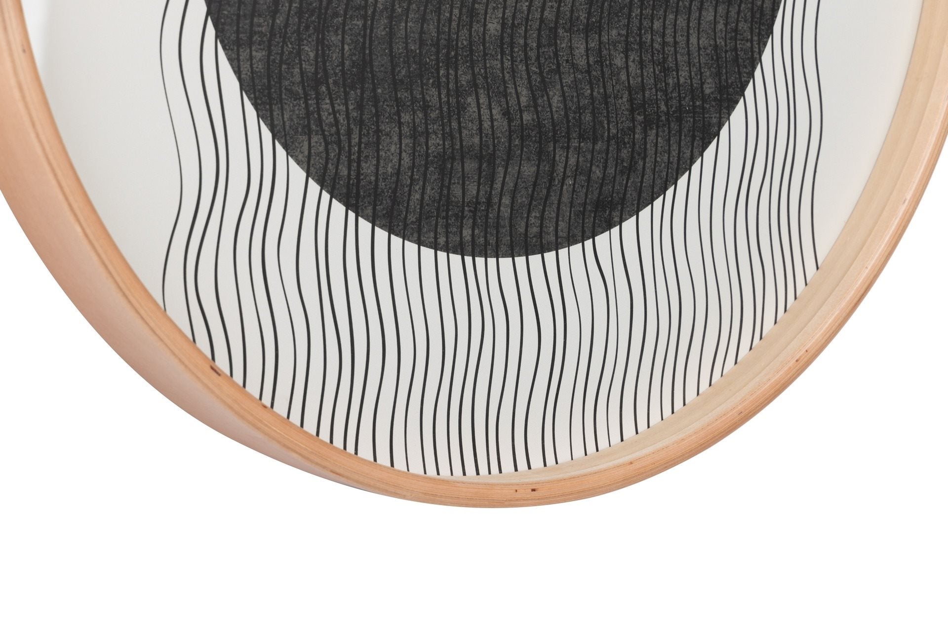 NATURAL METAL WALL CLOCK 60x4.5x60 CM