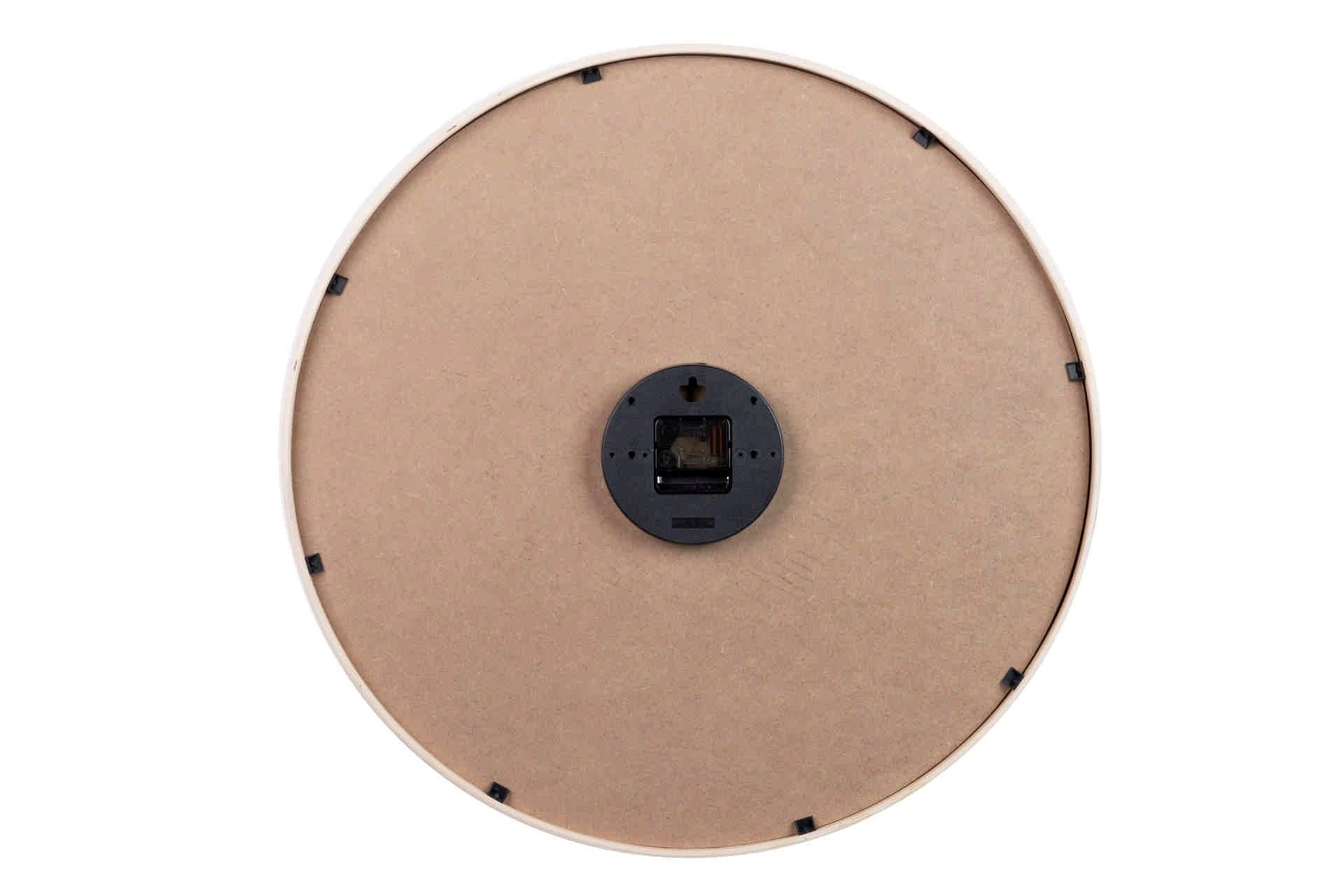 NATURAL METAL WALL CLOCK 60x4.5x60 CM