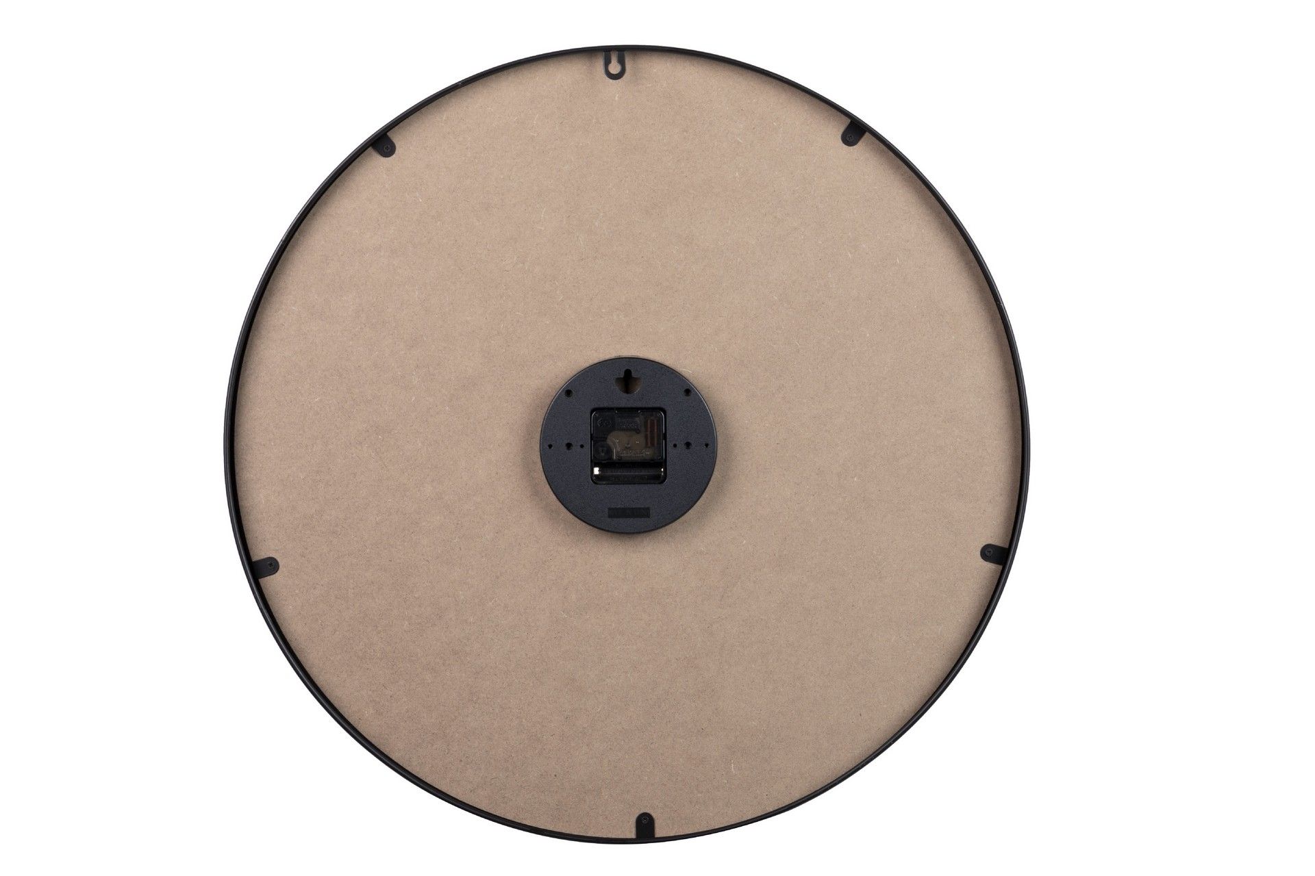 RELOJ PARED METAL NEGRO 60x4,5x60 CM