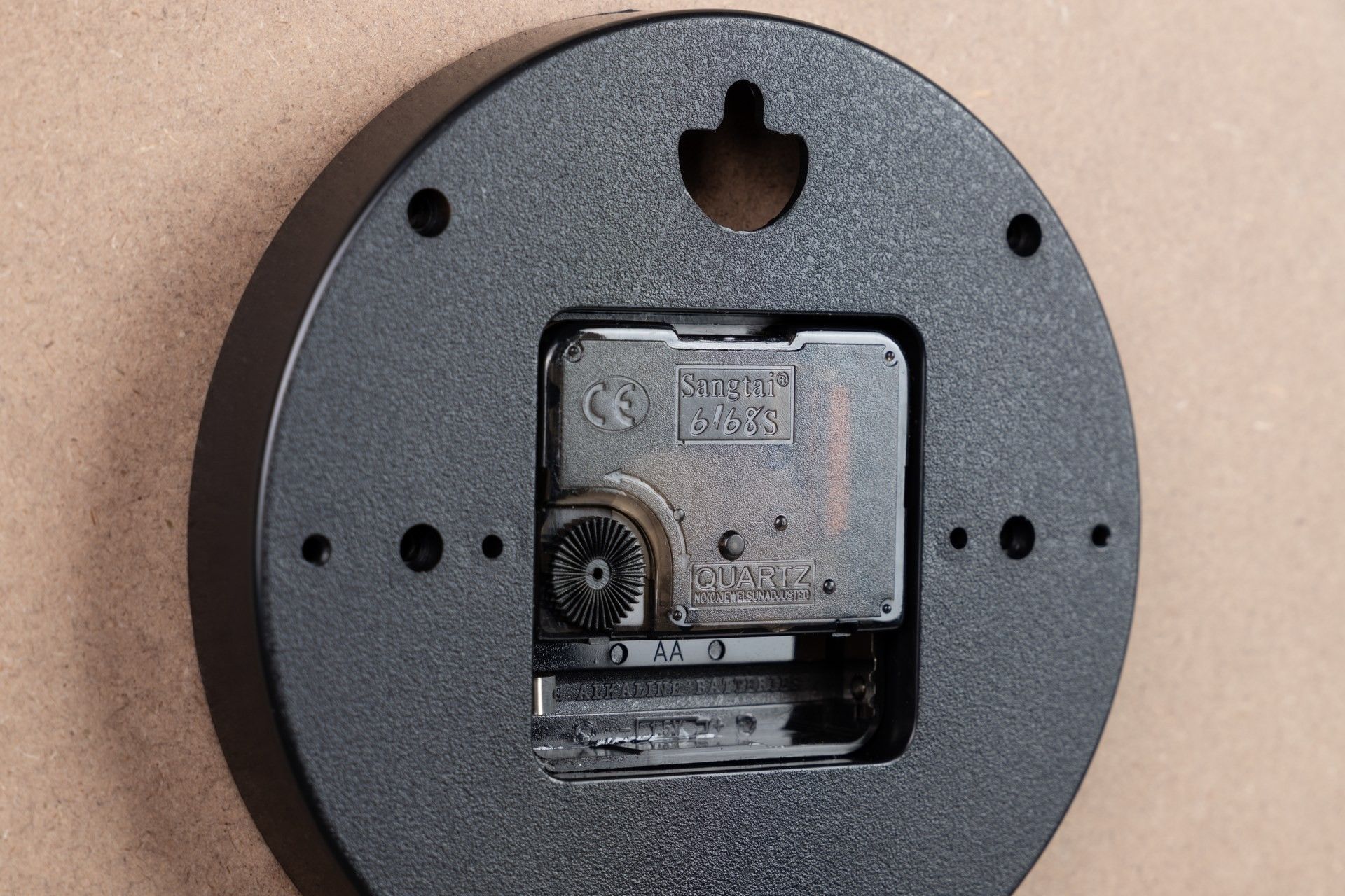 RELOJ PARED METAL NEGRO 60x4,5x60 CM