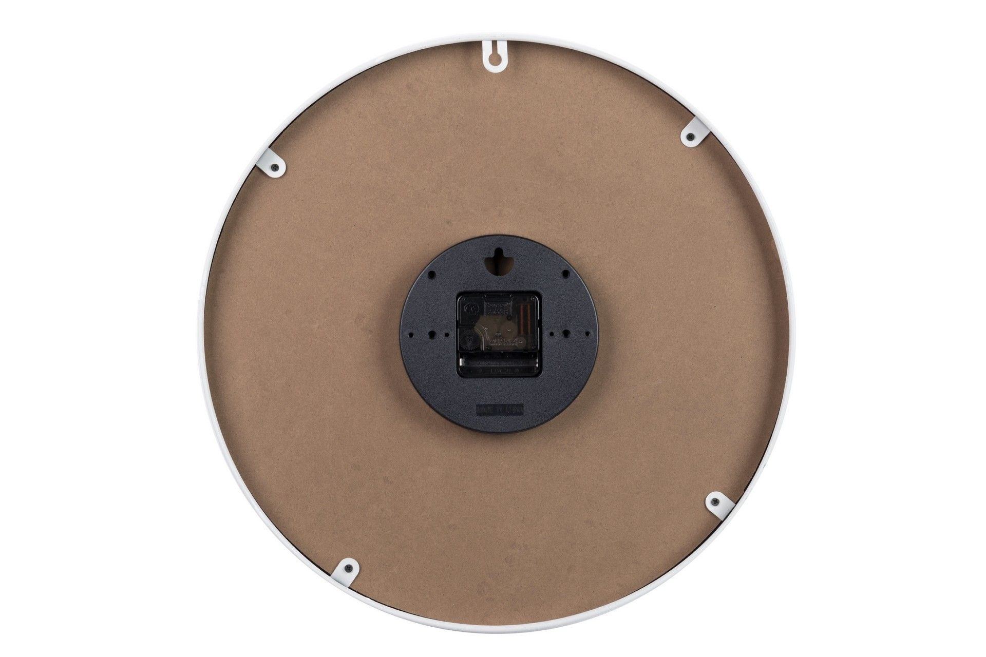 RELOJ PARED METAL BLANCO NEGRO 40x4,5X40 CM