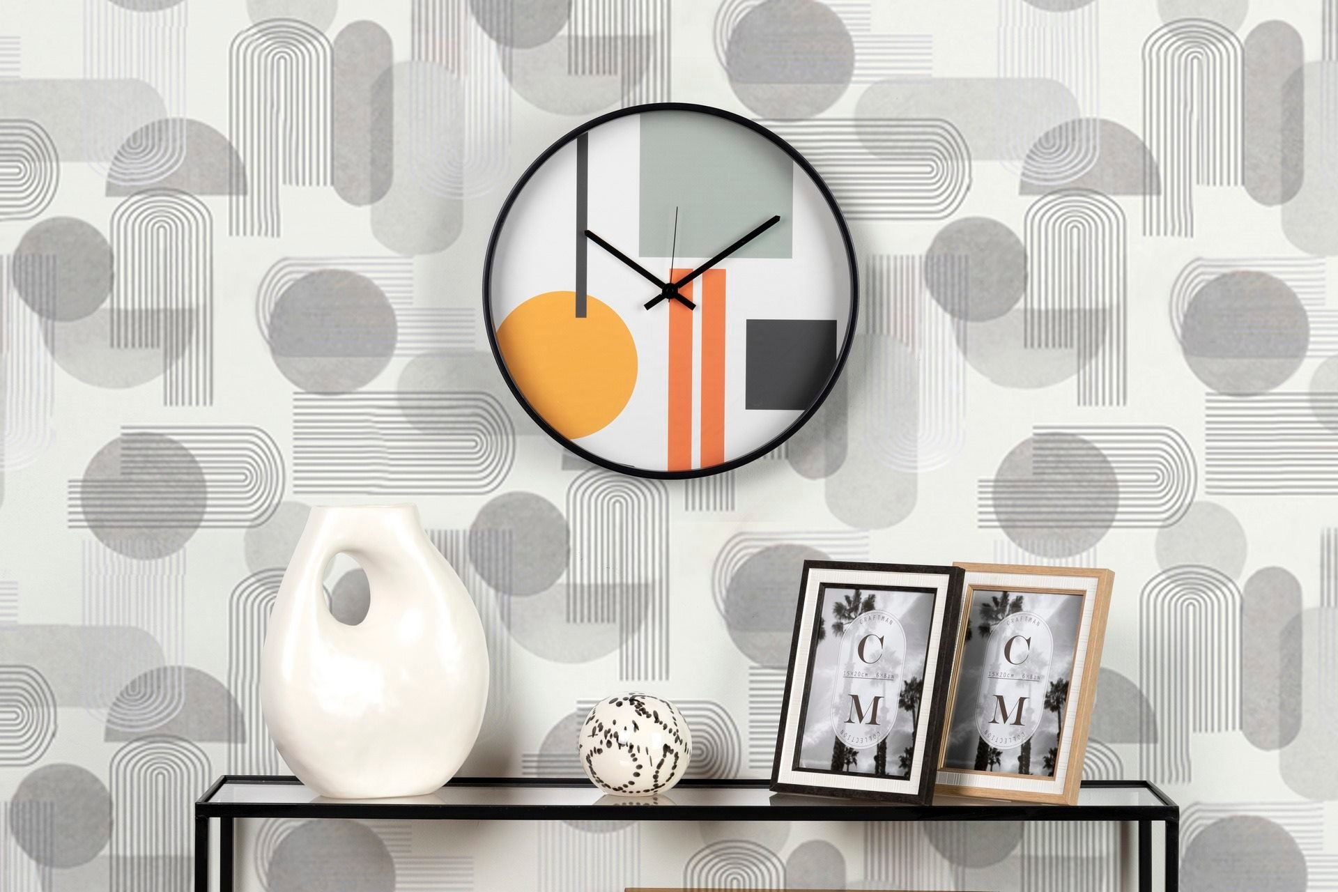 RELOJ PARED METAL MULTICOLOR 40x4,5X40 CM