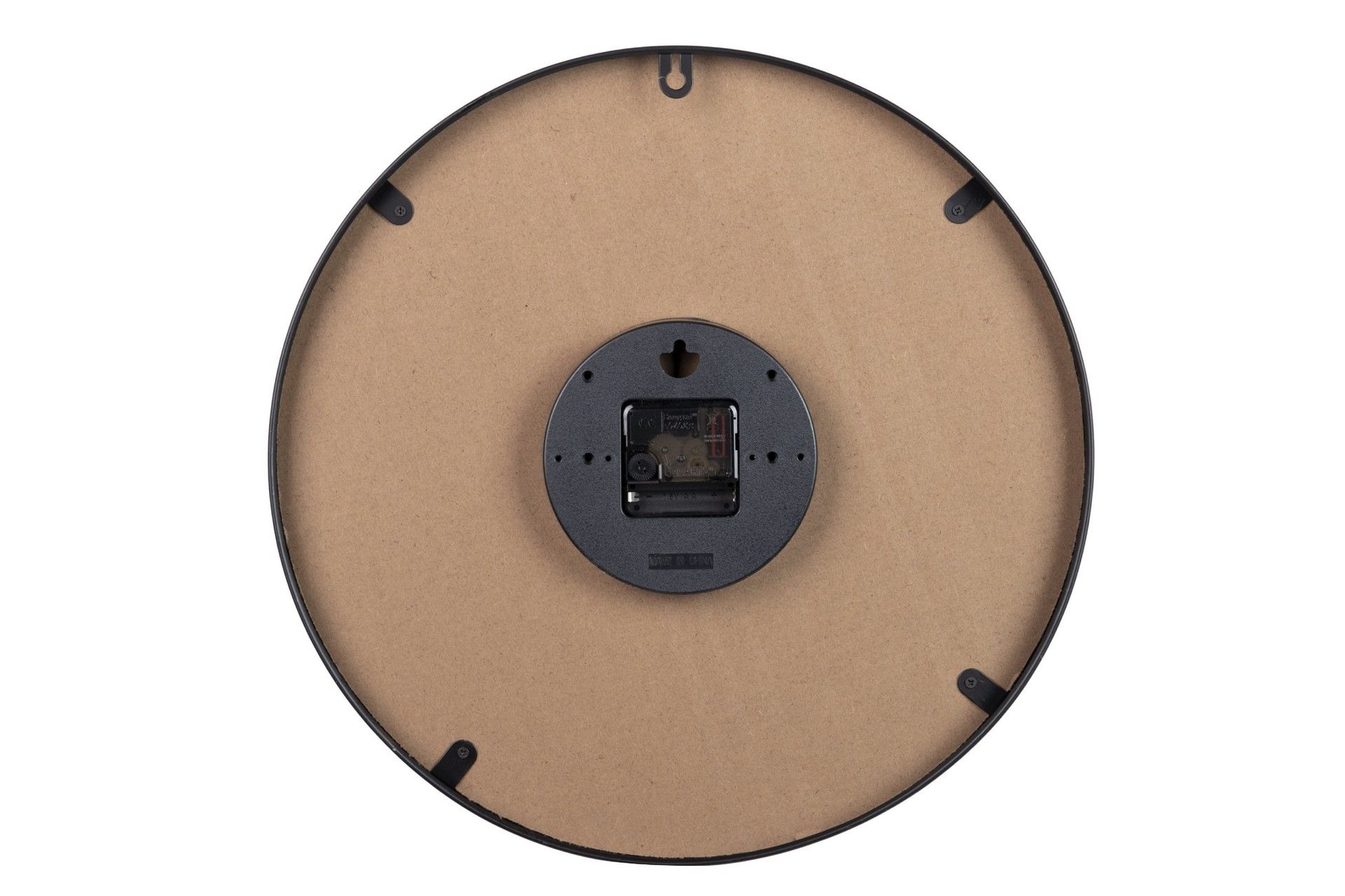 RELOJ PARED METAL NATURAL HOJAS 40x4,5X40 CM