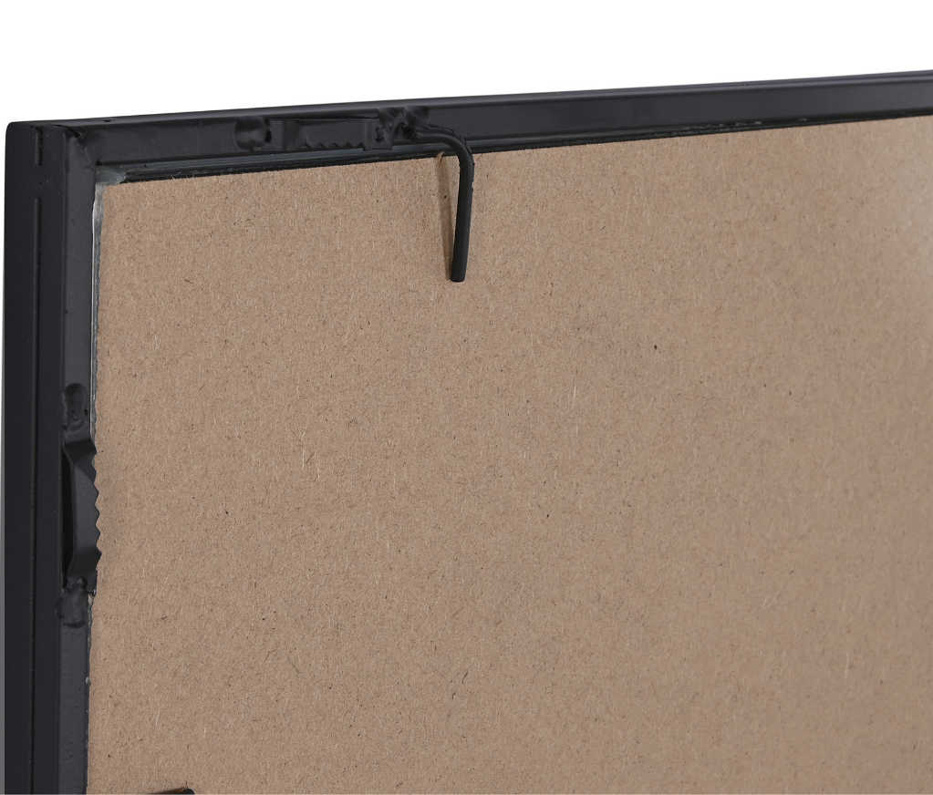 Espejo Hierro Cristal 90X2X150 Ventana Negro