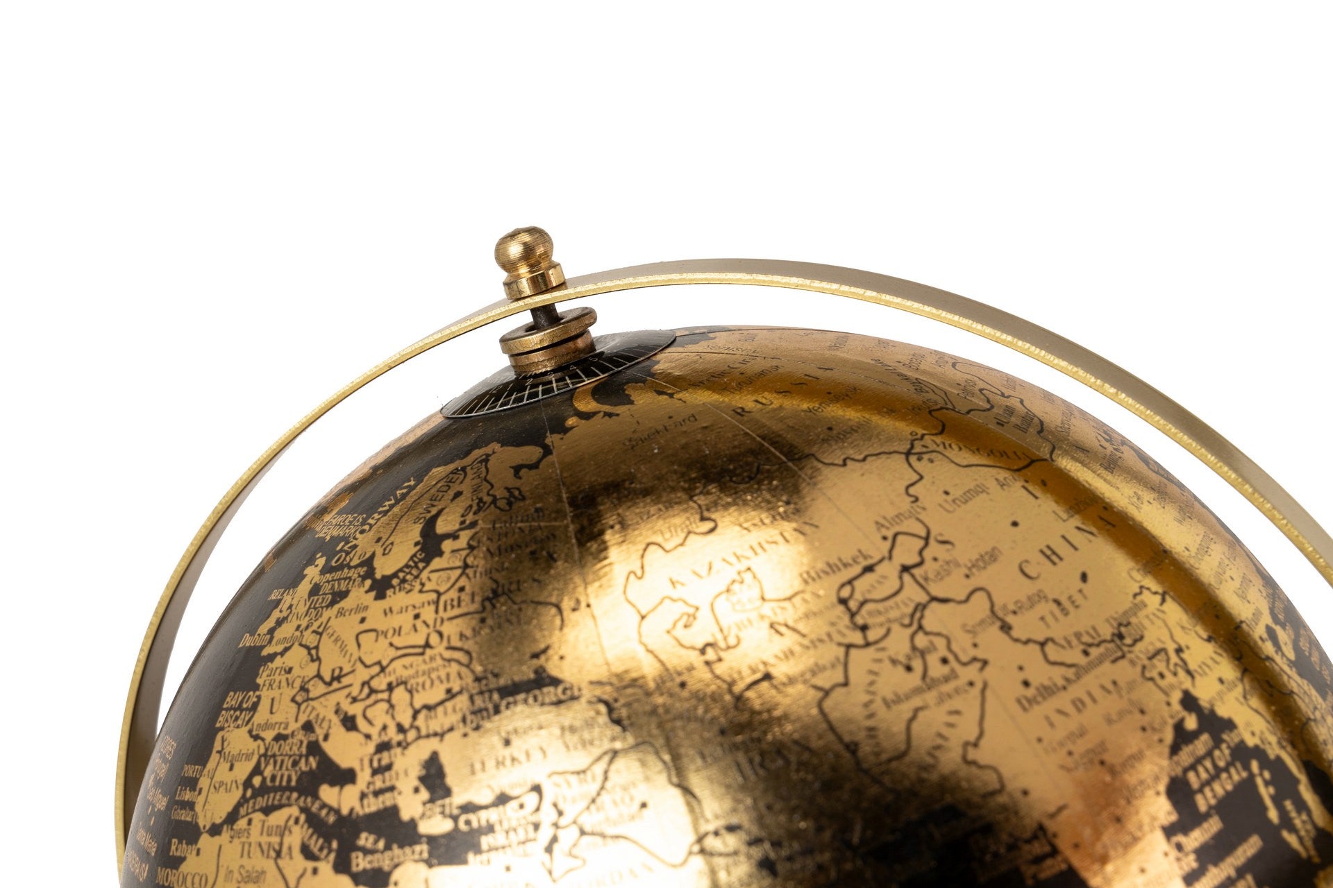 WORLD GLOBE DECORATION 20x20x48 CM