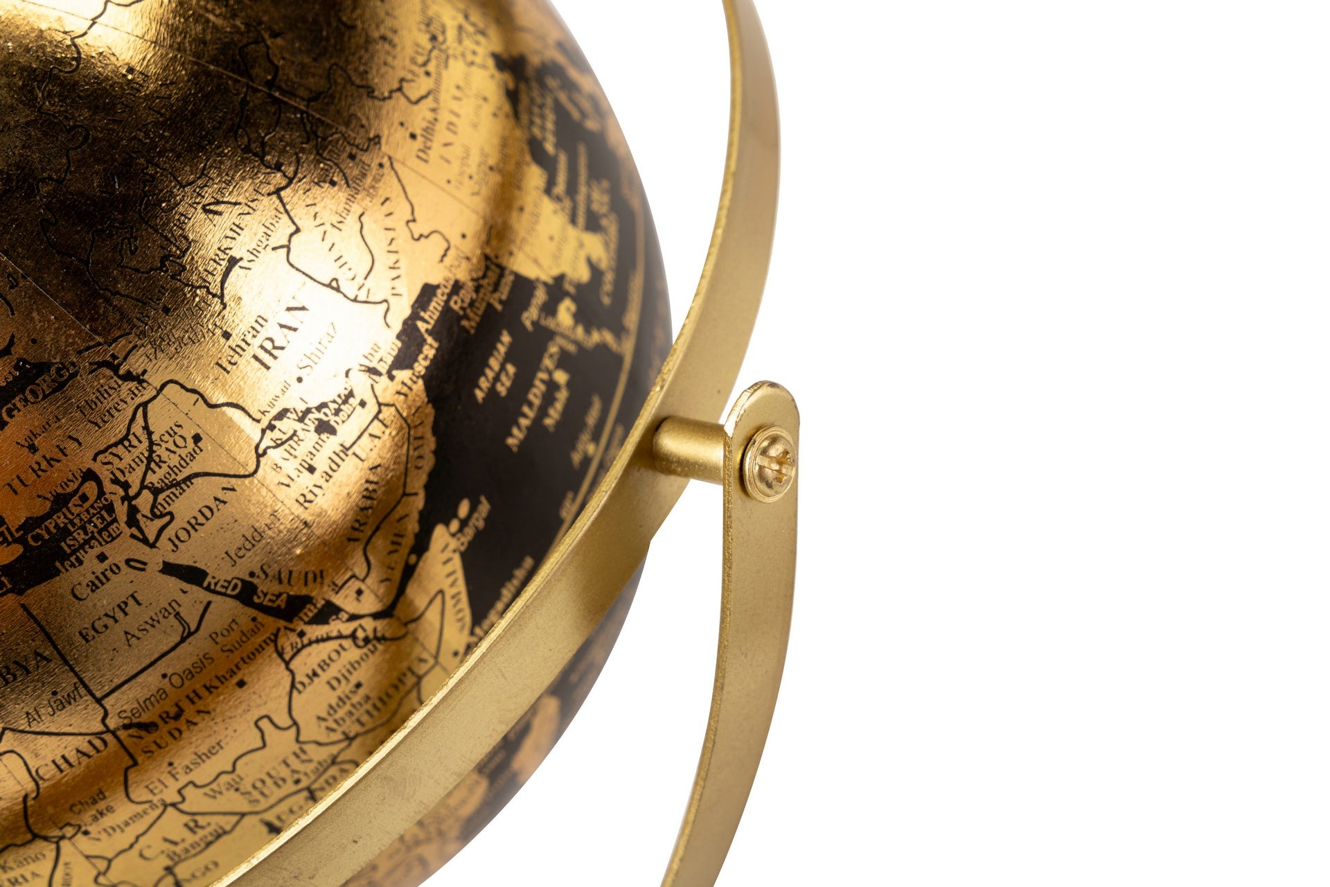 WORLD GLOBE DECORATION 20x20x48 CM