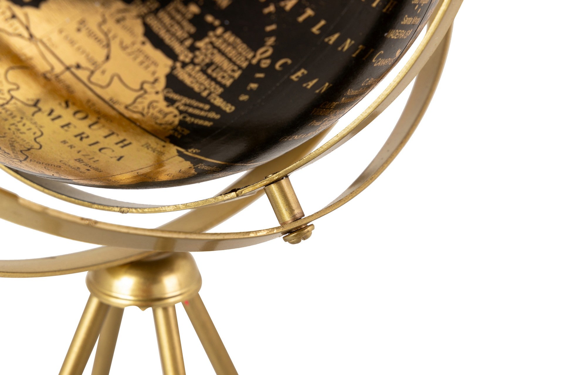WORLD GLOBE DECORATION 20x20x48 CM