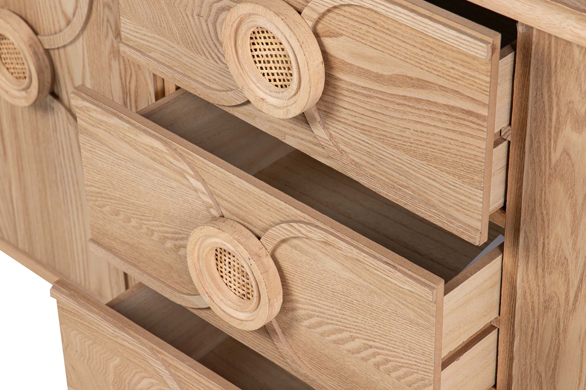 APARADOR MDF MARRON 130x38x80 CM