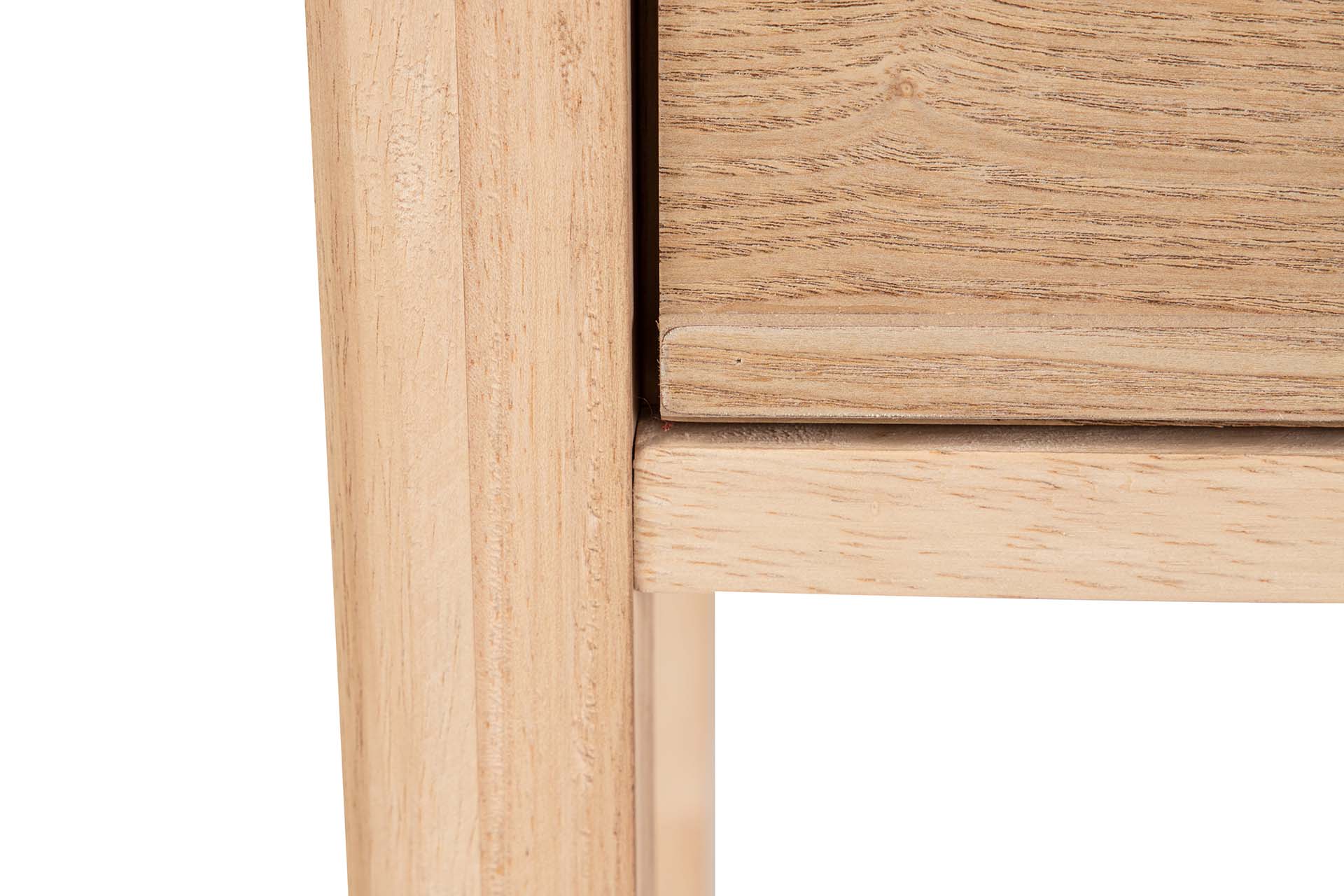 CONSOLA MDF BLANCO MARRON 100x39x77 CM