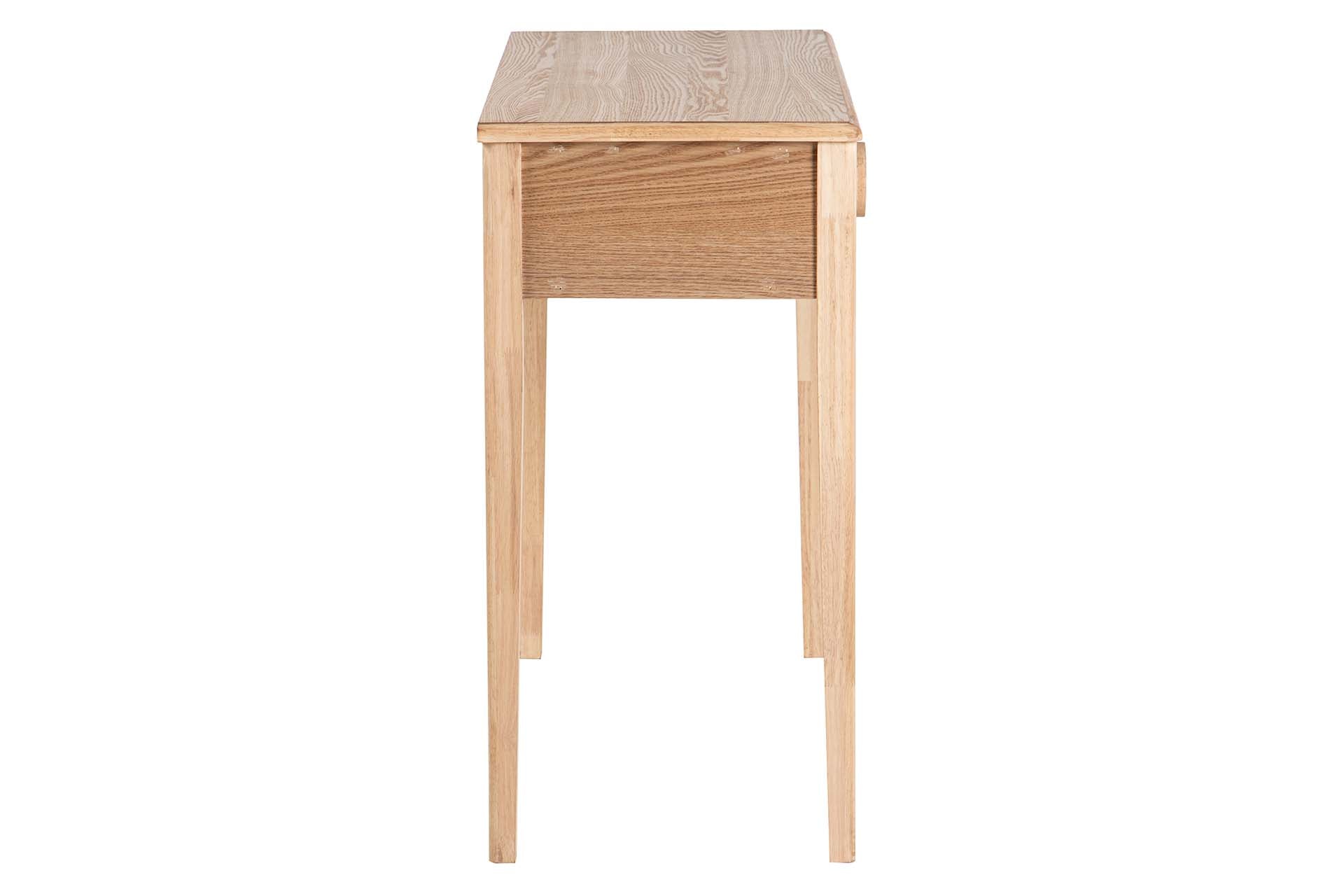 CONSOLA MDF BLANCO MARRON 100x39x77 CM