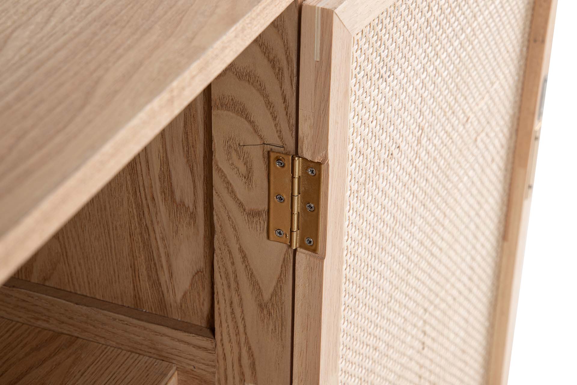 BROWN MDF SIDEBOARD 136x38x80 CM
