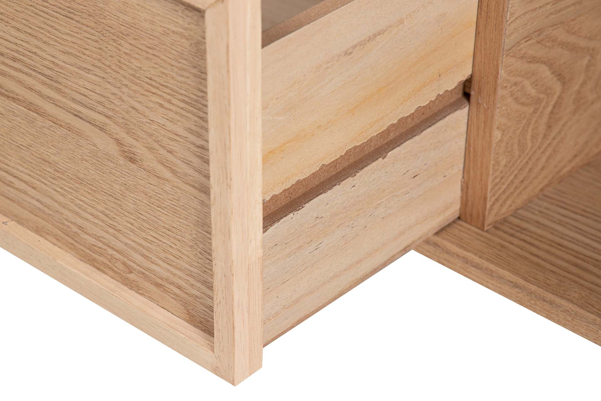 BROWN MDF SIDEBOARD 136x38x80 CM
