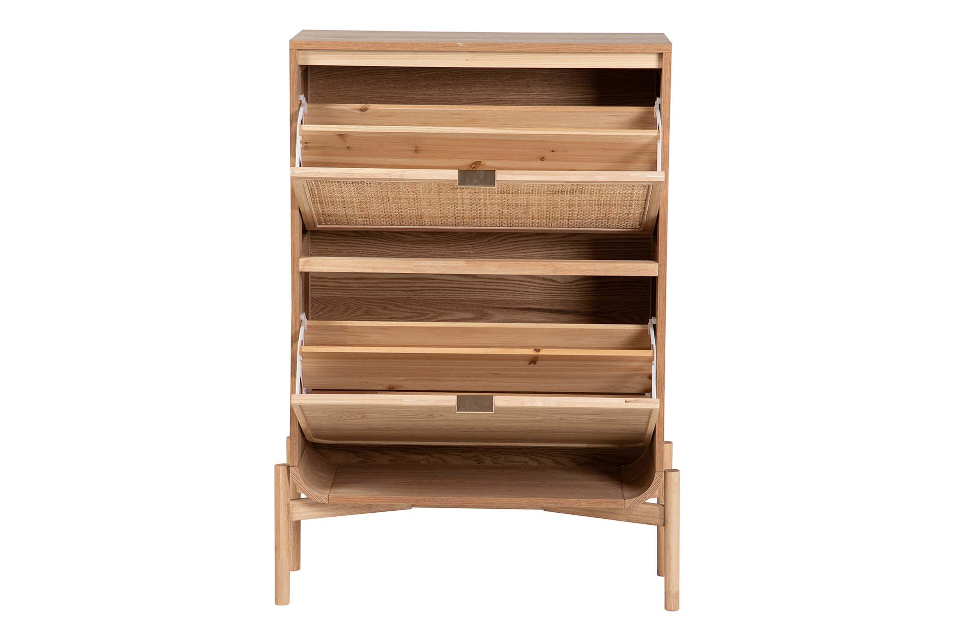 ZAPATERO MDF MARRON 76x29x107 CM