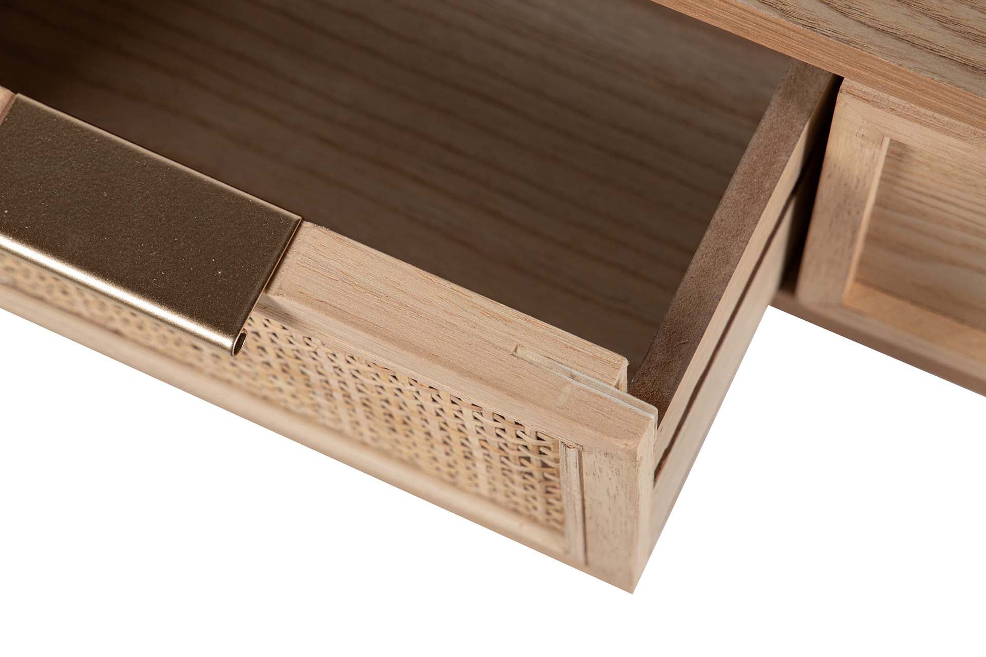 CONSOLA MDF MARRON 108x40x77 CM